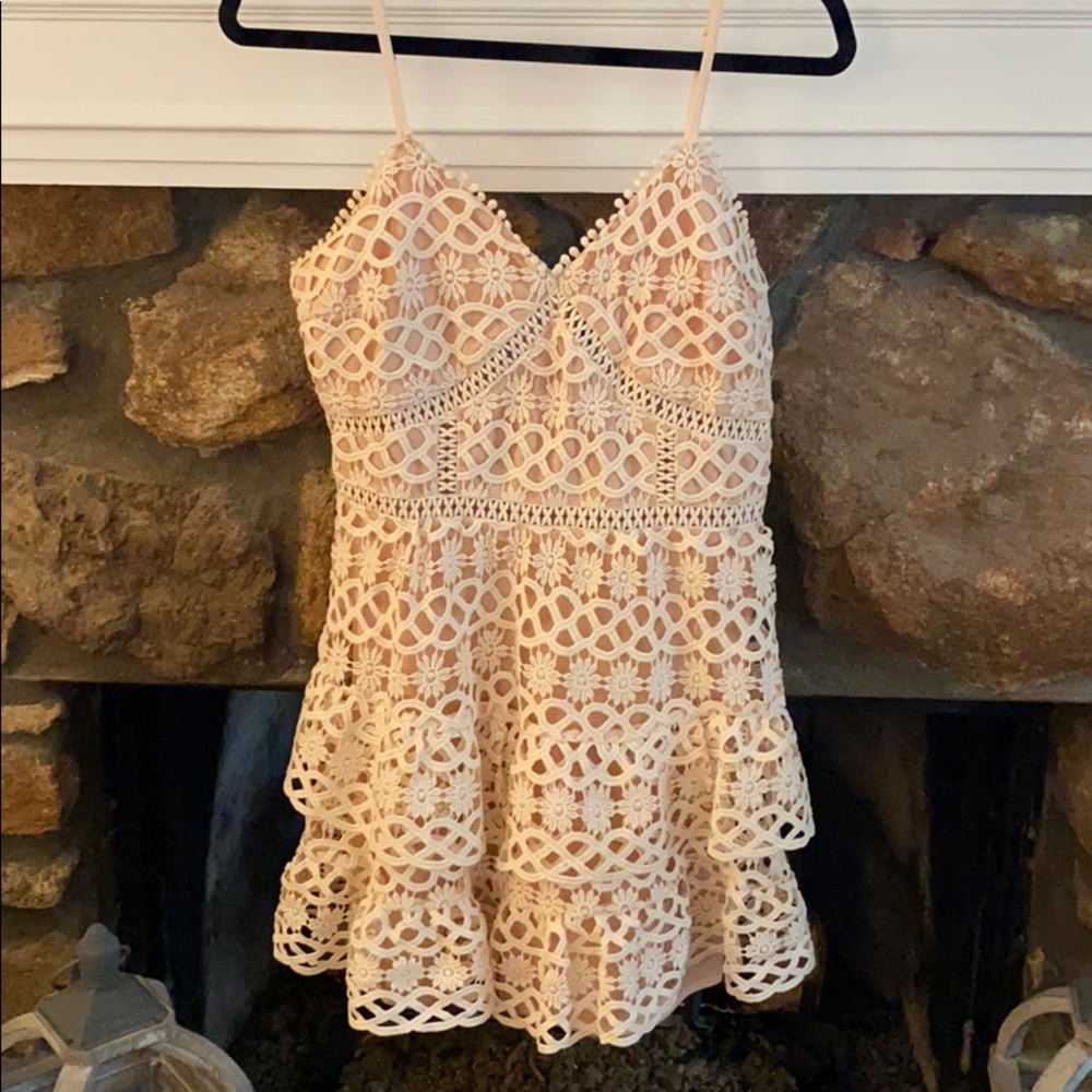 Lulus Crochet Dress